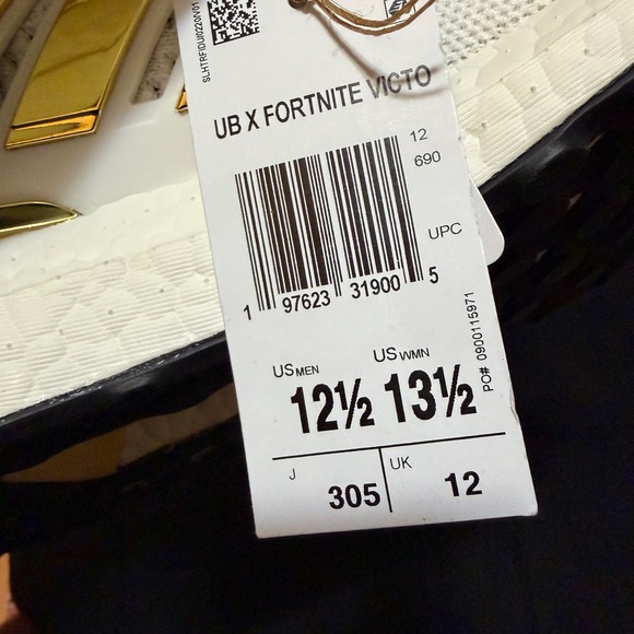 Adidas Ultra Boost White with Gold Accents main image 5